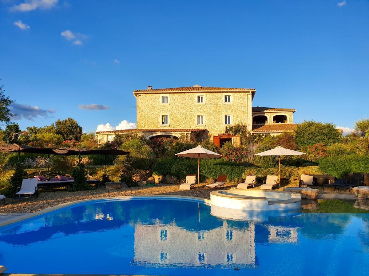 Domaine Du Frigoulet Hotel Vagnas Bagian luar foto